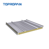 Venta al por mayor Panel sándwich de techo solar de lana de roca