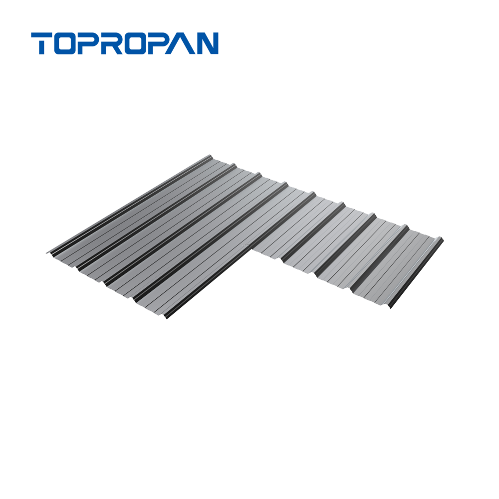 Panel metálico de pared perfilado de color YX25-210-840