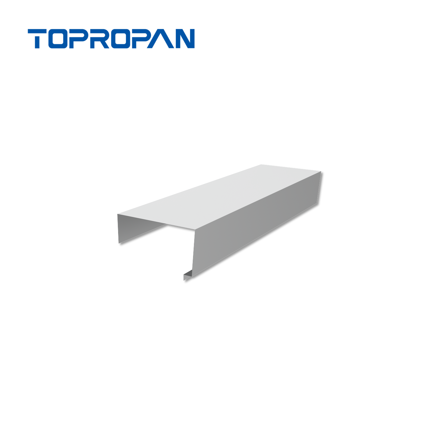 Moldura de parapeto de pared reforzada y resistente