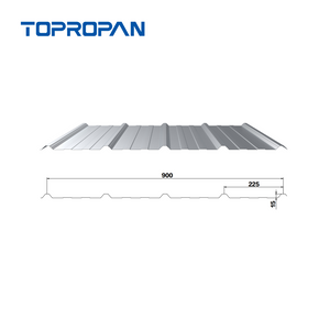 Panel metálico de pared perfilado de color YX15-225-900